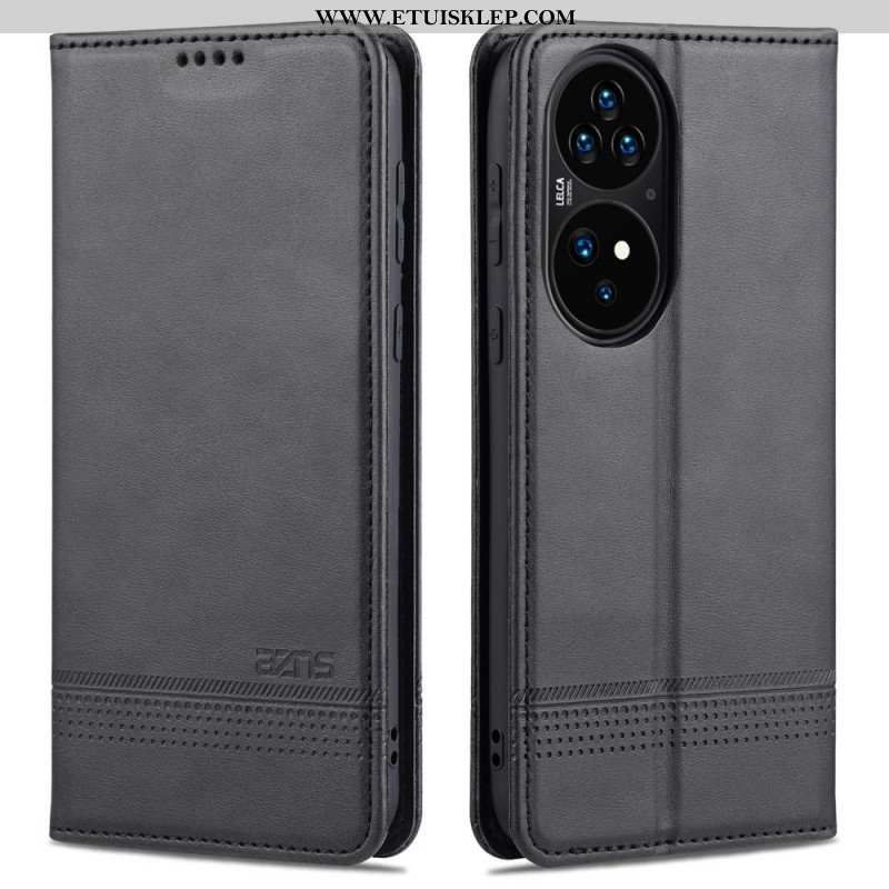 Etui Na Telefon do Huawei P50 Pro Etui Folio Stylizacja Skóry Azns